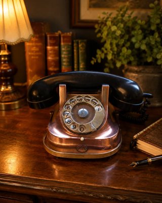 Teléfono Antiguo FTR Disco Años 50-60