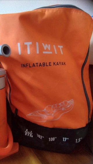 Kayak Hinchable ITIWIT 3 Plazas Decathlon