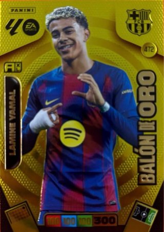 Carta Lamine Yamal Balón de Oro 472 Adrenalyn XL