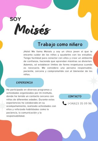 SERVICIO PARA CUIDADO DE NIÑOS