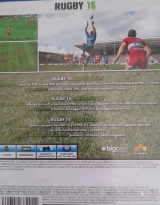 PRECINTADOS.3 Juegos PS4 NBA2K17, La Voz, Rugby 15