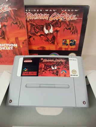 Spider man Venom. MAXIMUM CARNAGE.Super nintendo