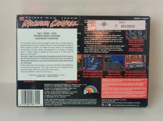Spider man Venom. MAXIMUM CARNAGE.Super nintendo
