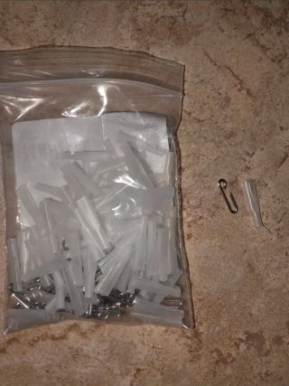 Enganches rápidos para pesca 100 unidades 14mm