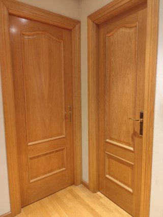 Lote 7 Puertas Madera Roble