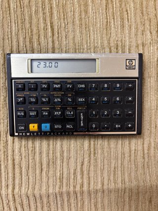 CALCULADORA HP 12C