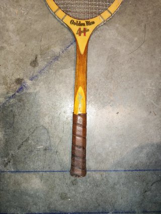 Raquetas de madera vintage