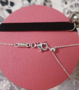 Collar Tous Oso y Gema Naranja