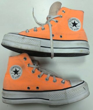 Converse All Star Naranja Talla 39