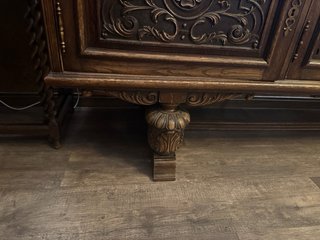 Mueble antiguo madera maciza nogal