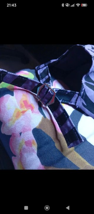 Gorra Punk Zebra Morada