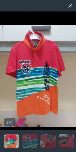 Polo Desigual Surfers Niño
