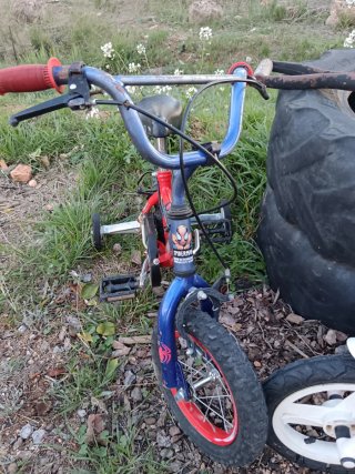 Bicicleta infantil Spiderman