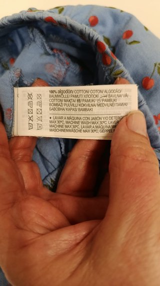 Pijama corto Women'secret cerezas Nuevo 100algodon