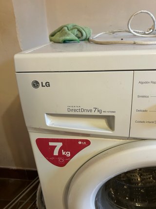 Lavadora LG Inverter Direct Drive 7 kg