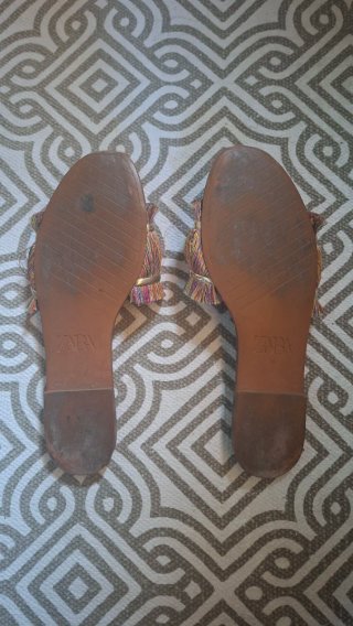 Sandalias Zara Multicolor Talla 38