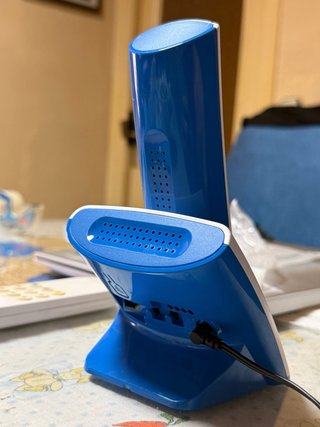 Teléfono Inalámbrico Alcatel F530 DECT Blanco/Azul