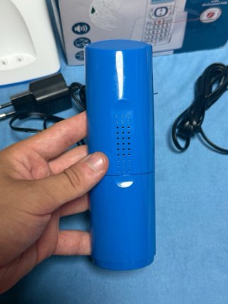 Teléfono Inalámbrico Alcatel F530 DECT Blanco/Azul