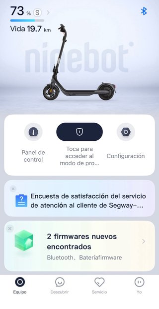 Patinete eléctrico Ninebot E2 Pro