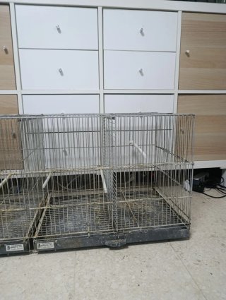 Jaulón RSL 1m con bandejas galvanizadas