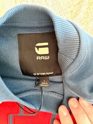 Sudadera G-Star RAW Hombre Azul Talla L