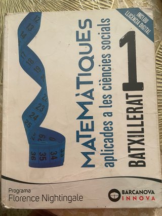 libro matemáticas aplicadas de 1 de bachillerato
