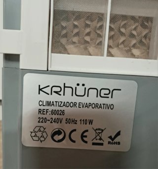 Climatizador Evaporativo Kruhner