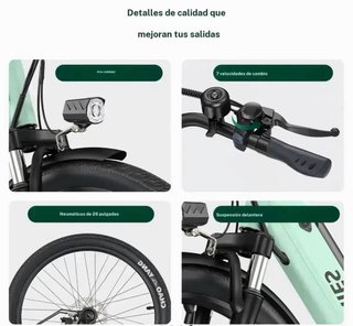 Bicicleta Eléctrica HillMiles MileCit Adulto