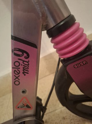Patinete Oxelo Plegable Fucsia