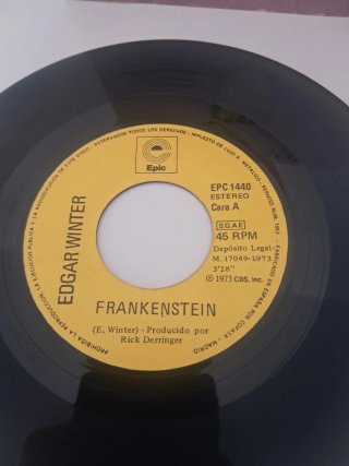 Vinilo 7 Edgar Winter - Frankenstein