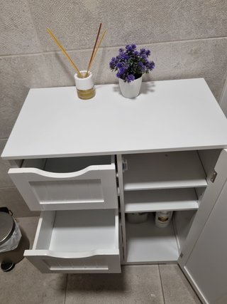 Mueble Auxiliar Baño 4 Cajones + Armario