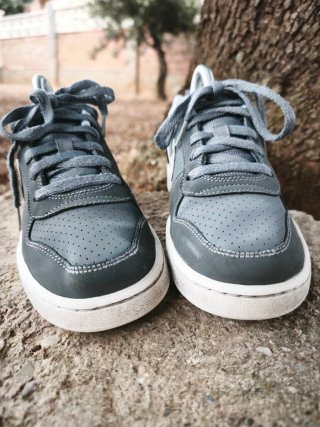 Nike Court Borough Low 2 Gris 36.5 Originales