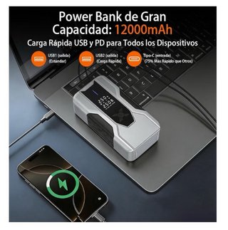 AWESAFE Inflador Neumáticos 150PSI + Arrancador