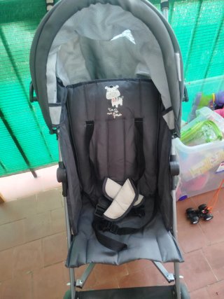 Silla de paseo gris