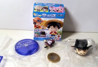 Box 10 Figure One Piece Ocean Blue Chibi Bandai