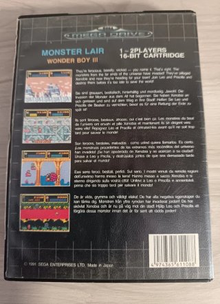 Wonder Boy 3 Monster Lair Mega Drive