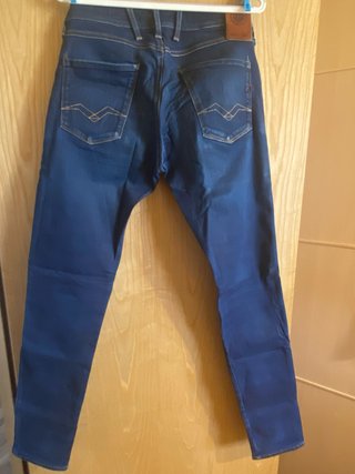 Pantalón Replay Anbass Hyperflex Azul