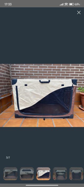 Transportín tela perro XXL