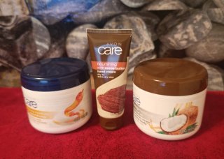Lote 3 cremas Avon: Cacao, Coco y Zanahoria