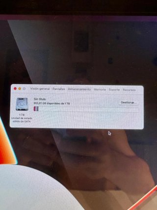 iMac 27" Apple OS MONTEREY 12.3  SSD 1 TB