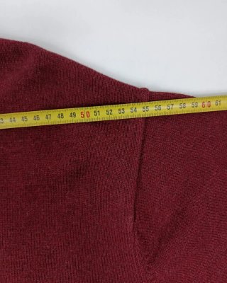 Jersey GANT Lana Merino Burdeos Cuello Pico XL