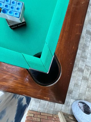 Mesa Comedor Convertible Billar+8 sillas ratán
