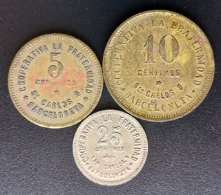 Cooperativa “LA FRATERNIDAD” 5, 10 y 25 Céntimos