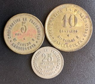 Cooperativa “LA FRATERNIDAD” 5, 10 y 25 Céntimos