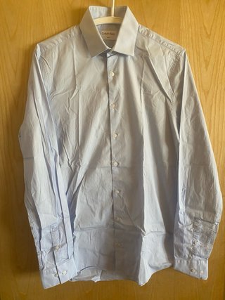 Camisa Calvin Klein Azul Slim Fit