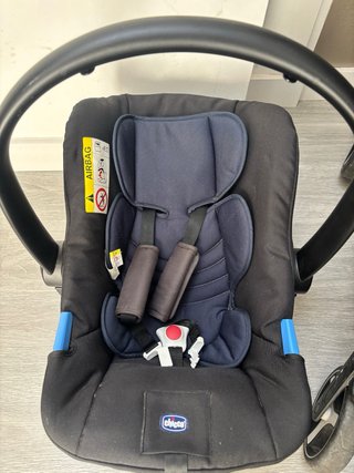 Carrito Trio Chicco Azul Estampado