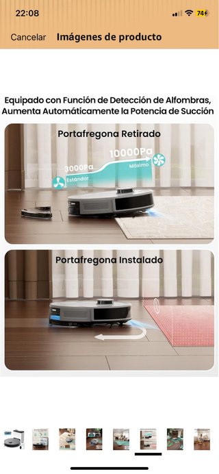 Lefant M2 Plus Robot Aspirador y Fregasuelos