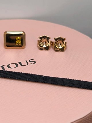 Pendientes Tous Acero Inoxidable Dorado