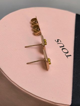 Pendientes Tous Acero Inoxidable Dorado