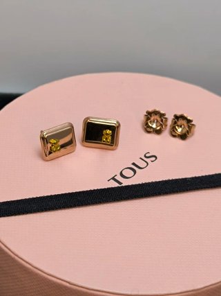 Pendientes Tous Acero Inoxidable Dorado